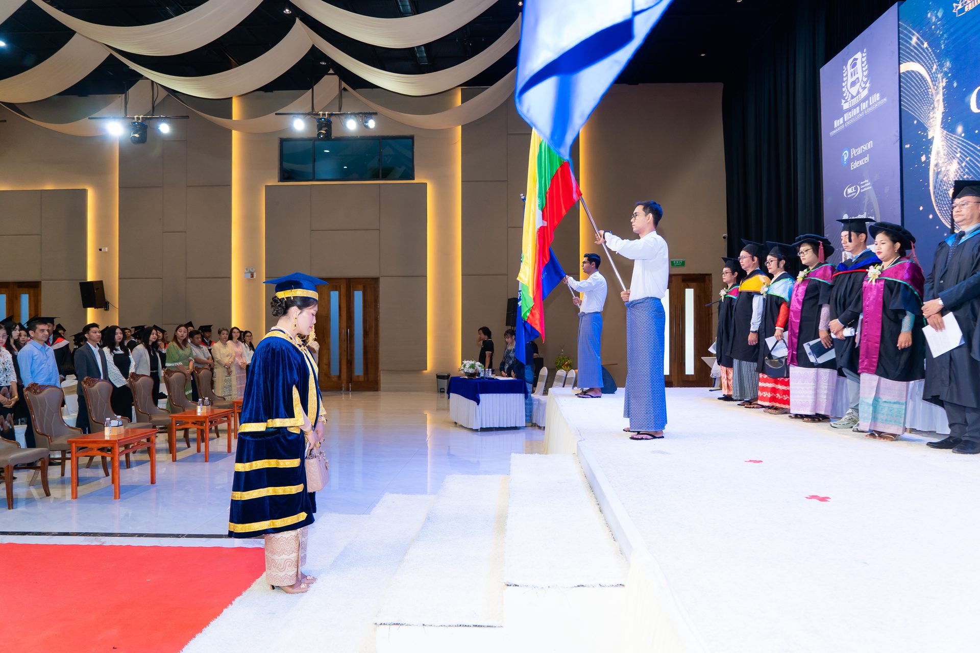 NVL graduation ceremony procession