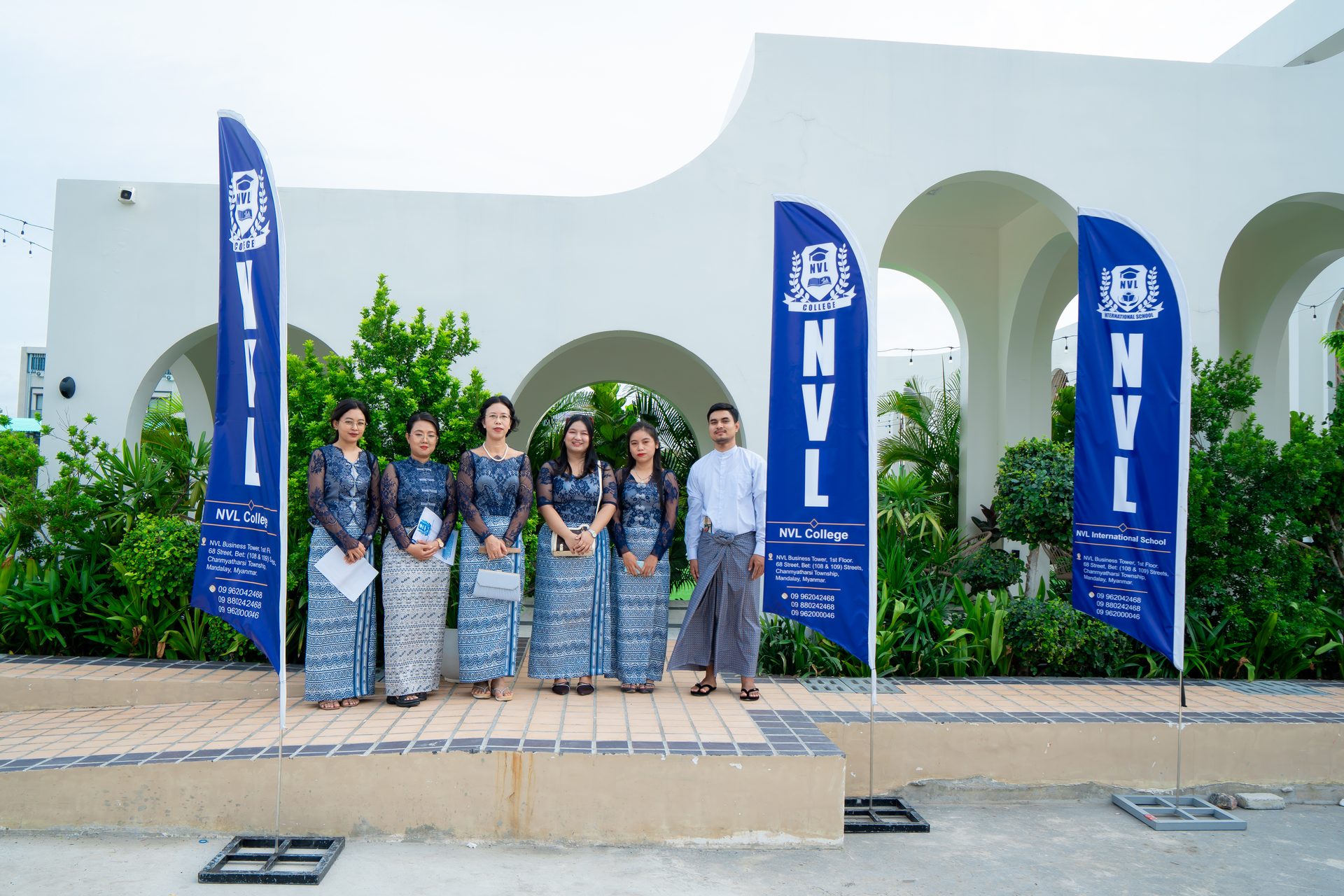 NVL staff community at a school milestone